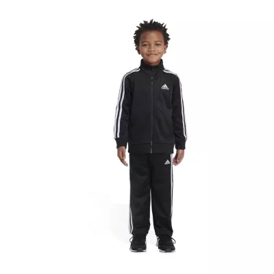 JCPenney adidas Tricot Little Boys Straight Track Pant