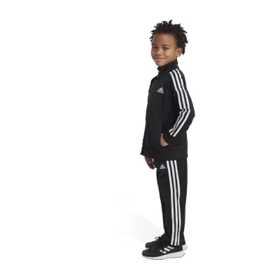 JCPenney adidas Tricot Little Boys Straight Track Pant