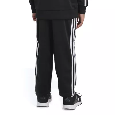 JCPenney adidas Tricot Little Boys Straight Track Pant