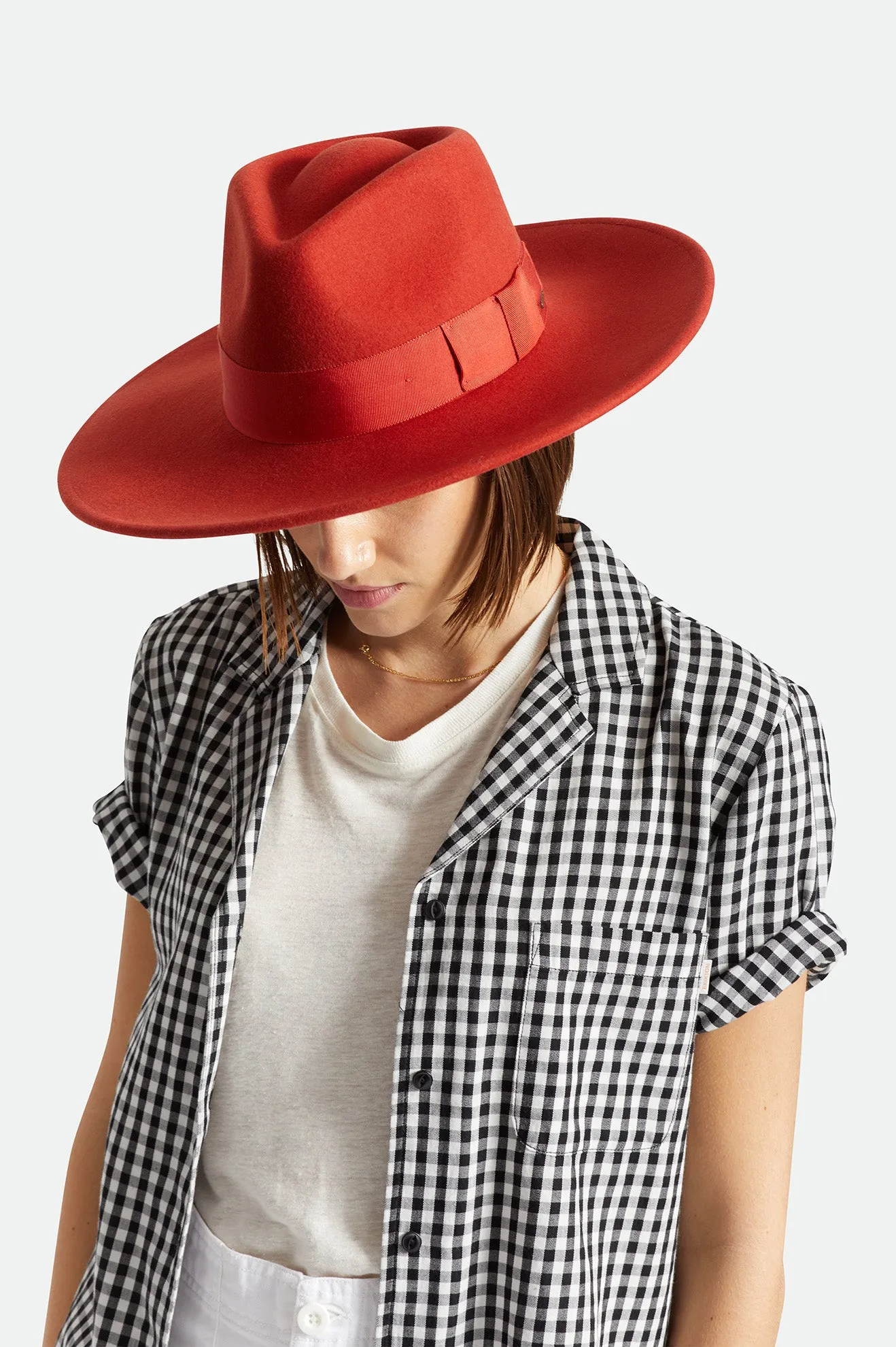 Joanna Felt Hat - Phoenix Orange