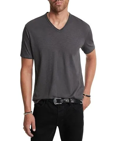 John Varvatos Miles Slub V Neck Tee