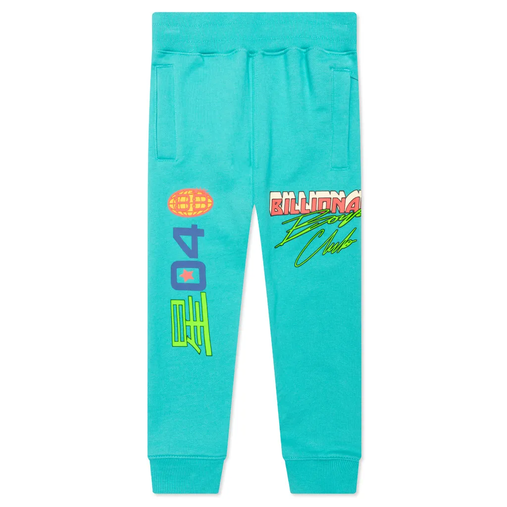 Kids BB Circuit Sweatpants - Bright Aqua