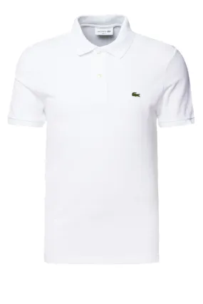 Lacoste Slim S/S Polo Piké White