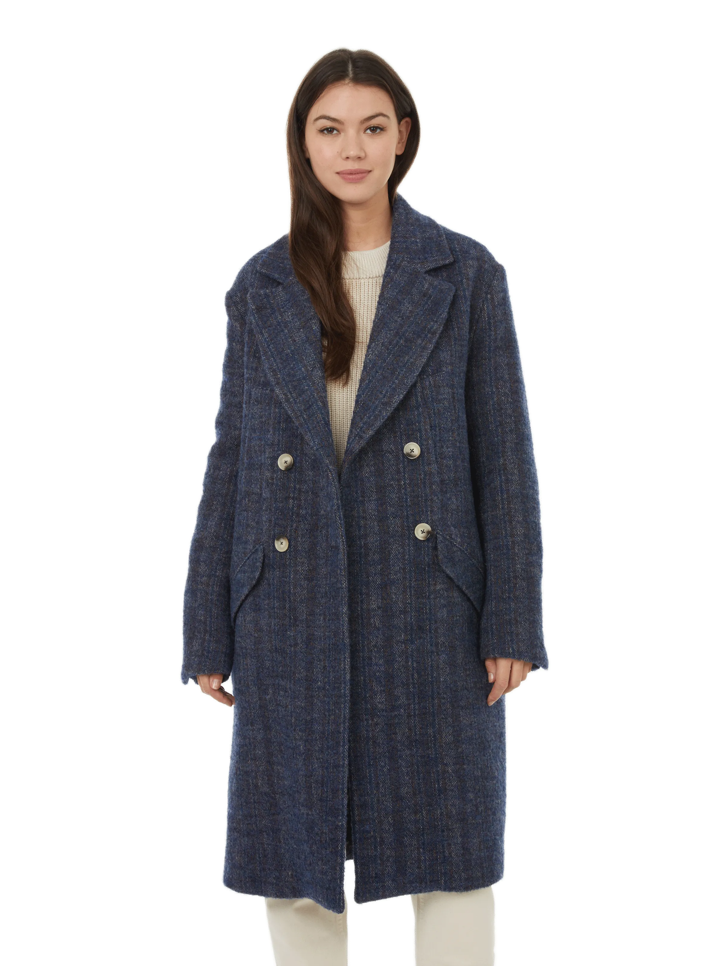 Leon & harper  Tweed coat - Blue