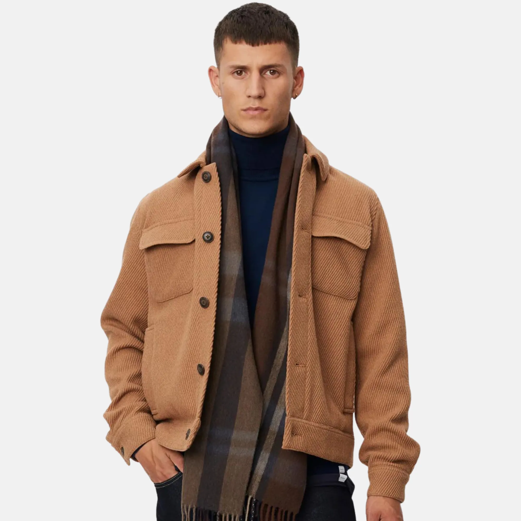 Les Deux Camel Nash 2.0 Wool Hybrid Jacket