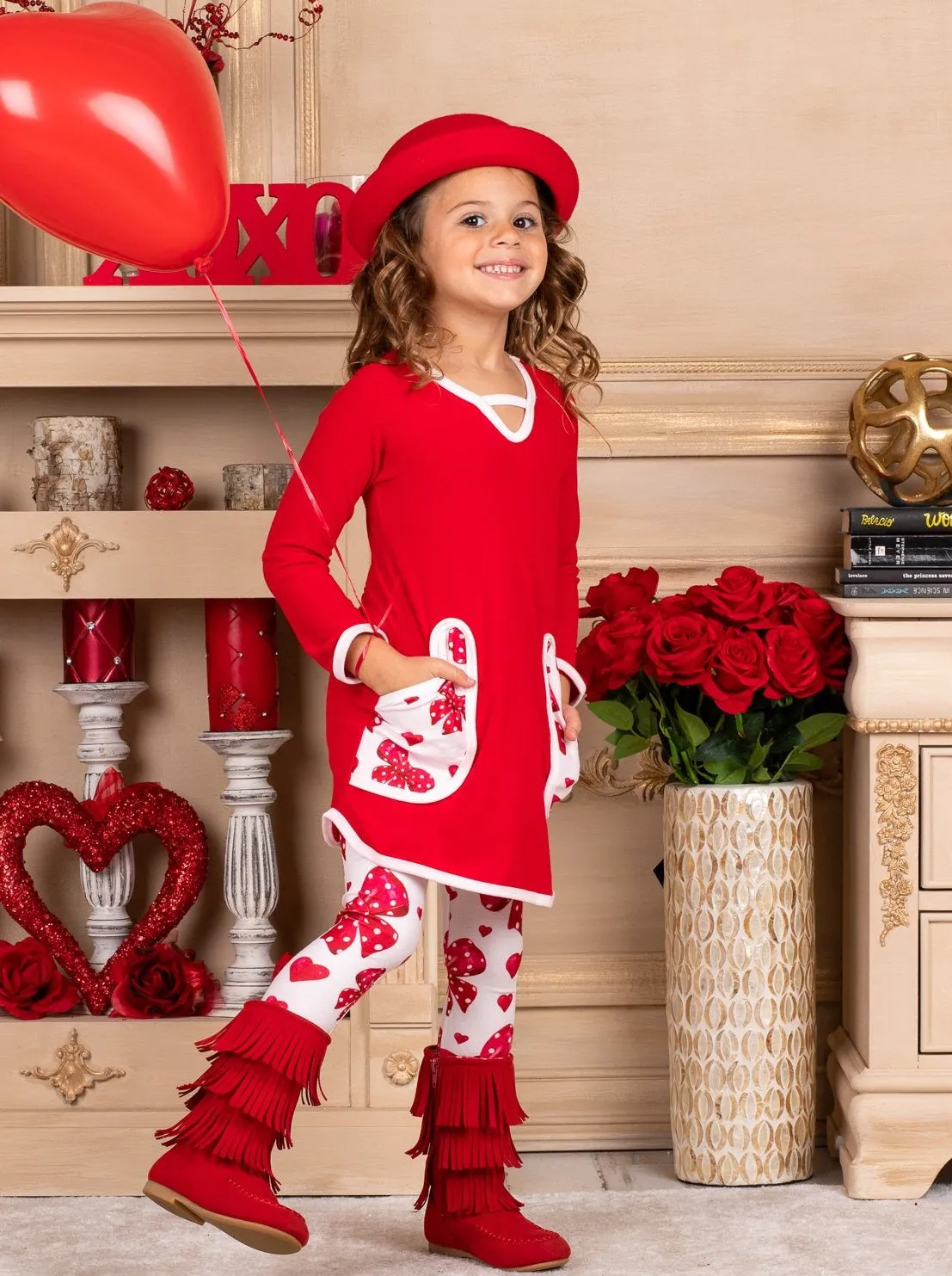 Lover Girl Pocket Tunic and Legging Set