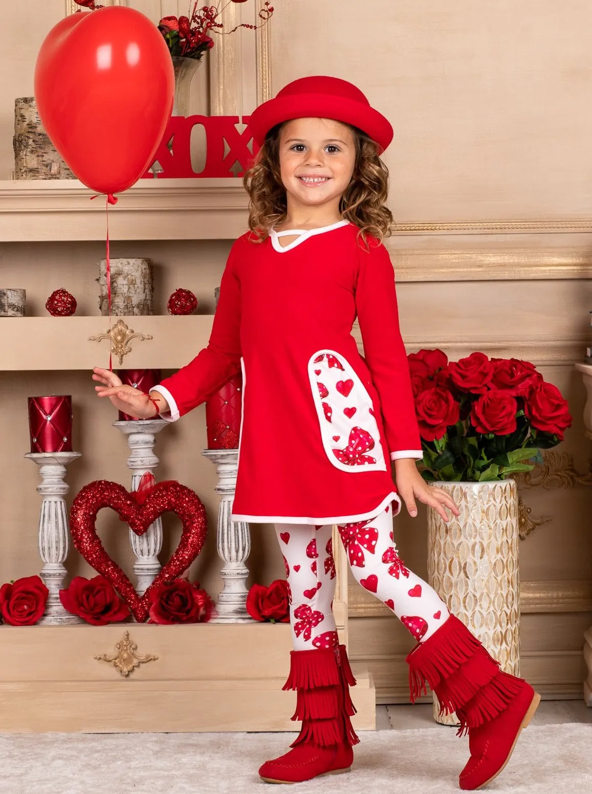 Lover Girl Pocket Tunic and Legging Set