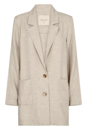 Luigi Jacket | Sand melange | Blazer fra Freequent