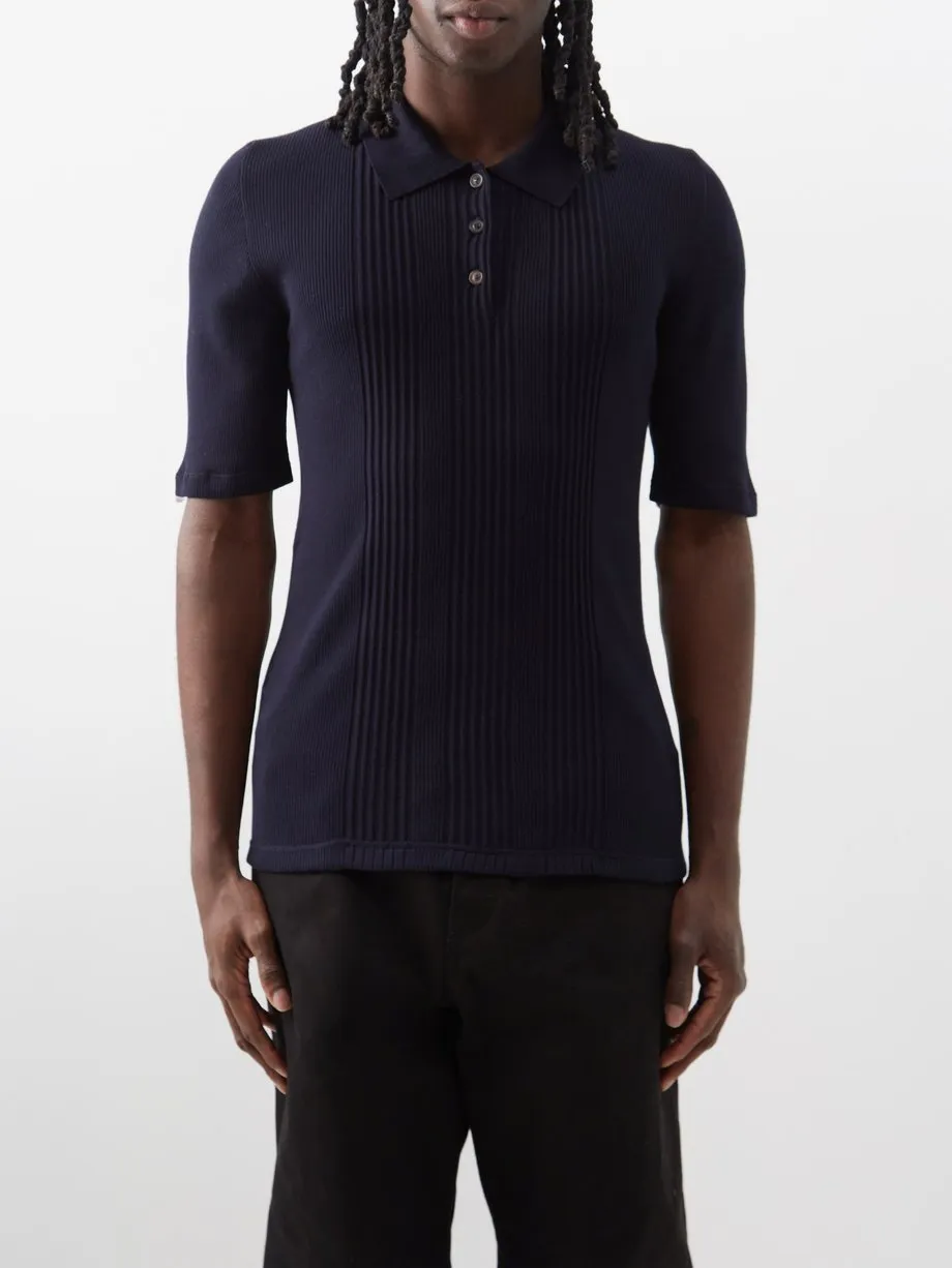 Maison Margiela  |Designers Knitted Polo Shirts Polos