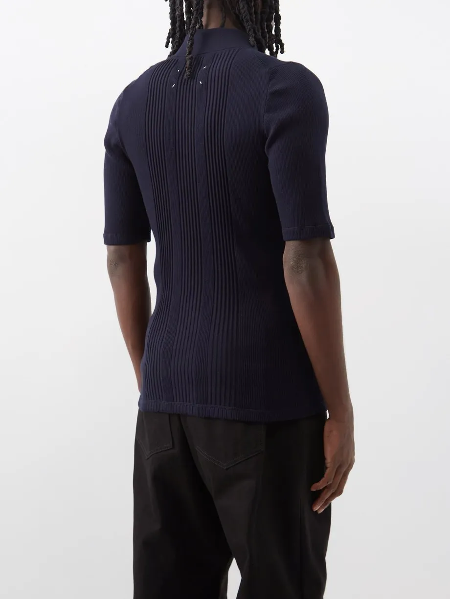 Maison Margiela  |Designers Knitted Polo Shirts Polos