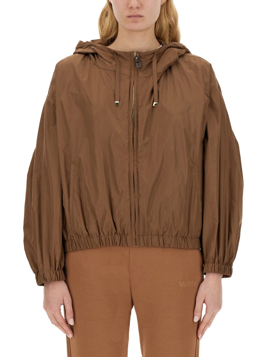 MAX MARA    TAFFETA THE CUBE PARKA