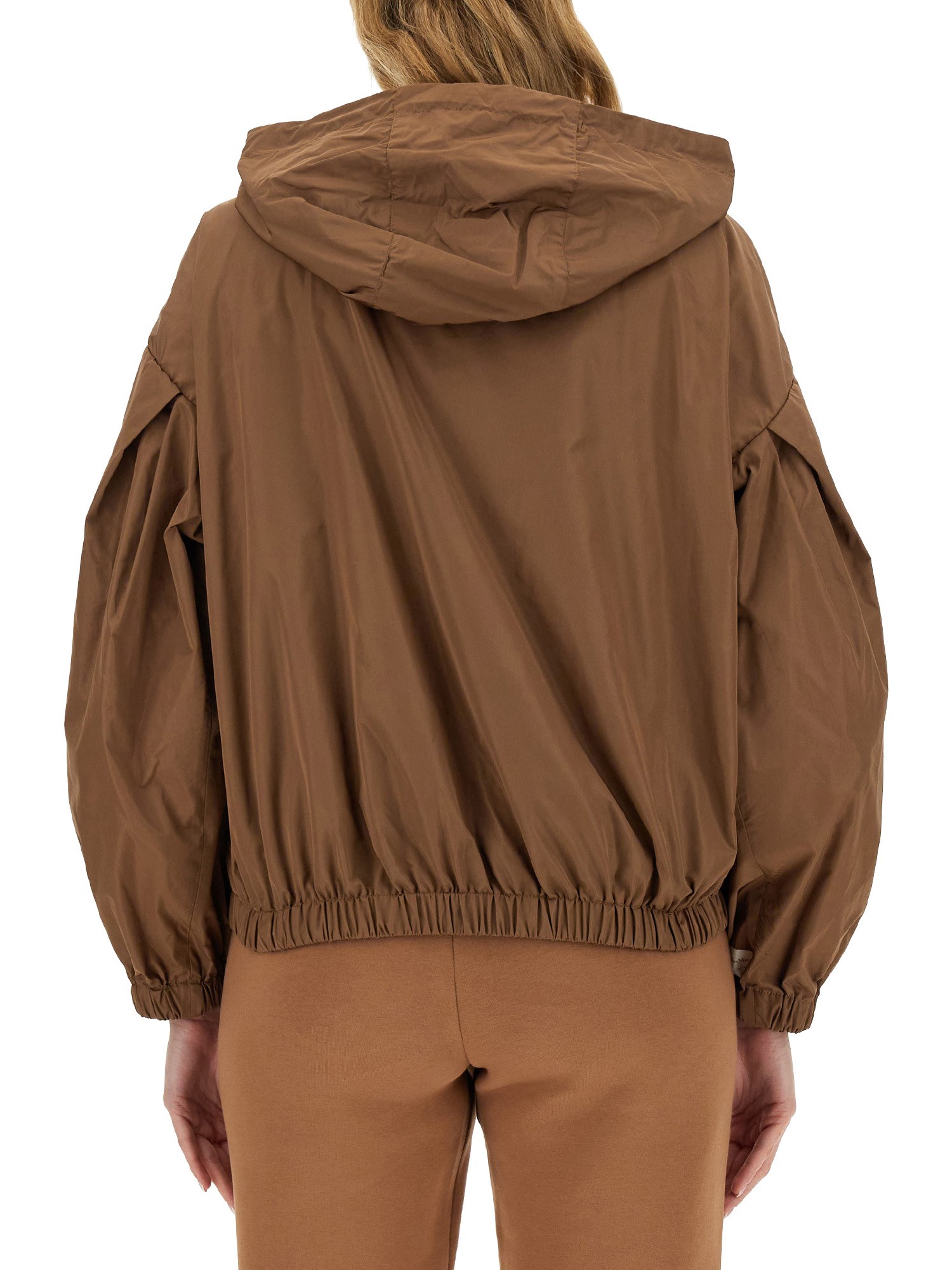 MAX MARA    TAFFETA THE CUBE PARKA