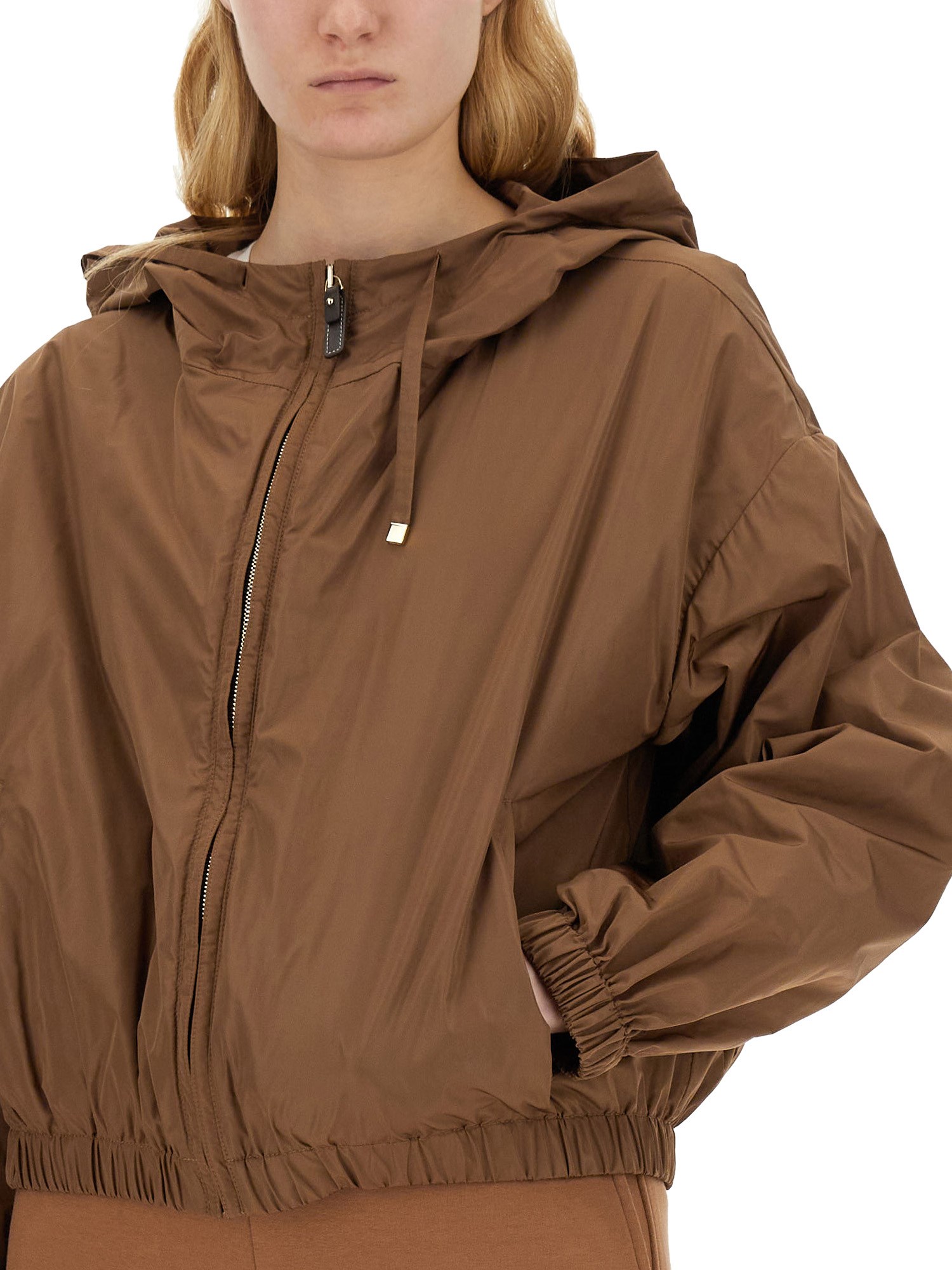 MAX MARA    TAFFETA THE CUBE PARKA