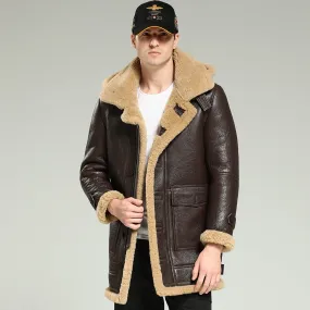 Men's B7 Flying Parka Shearling Leather Coat