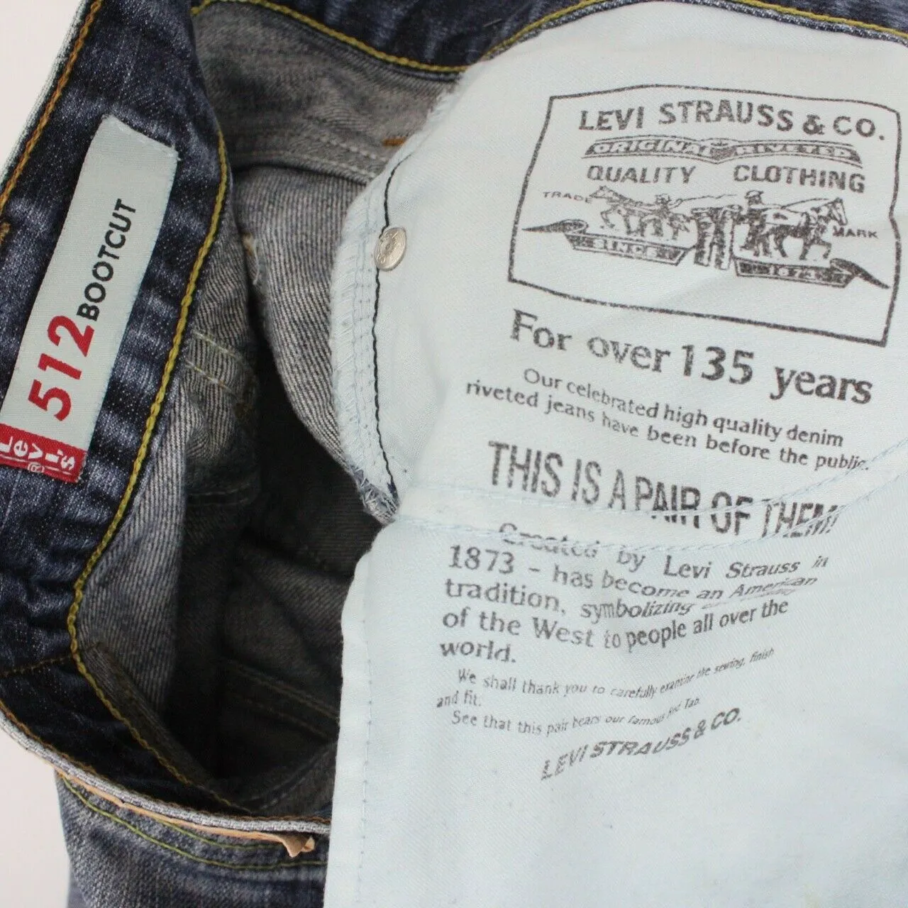 Mens LEVIS 512 Jeans Mid Blue | W32 L32