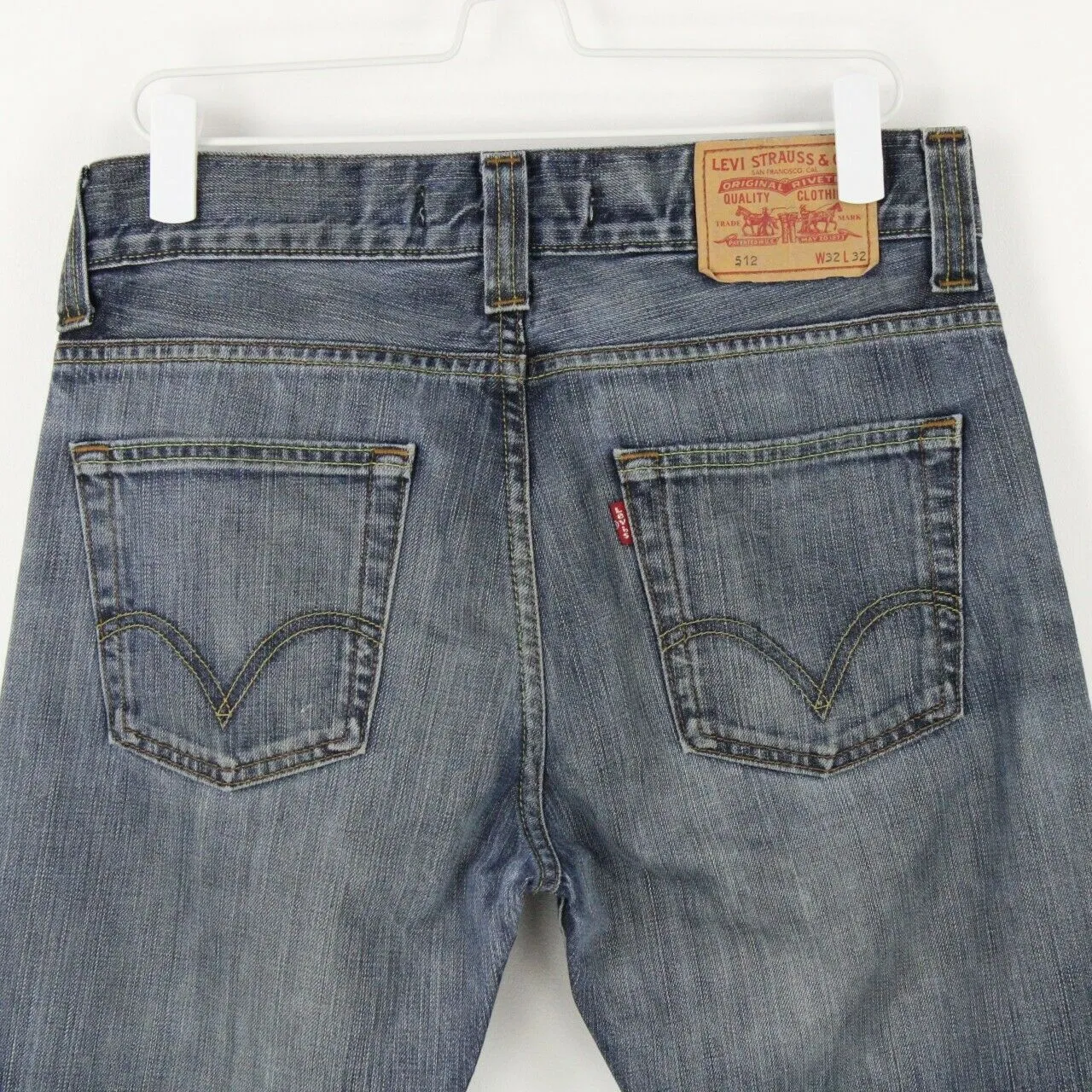 Mens LEVIS 512 Jeans Mid Blue | W32 L32