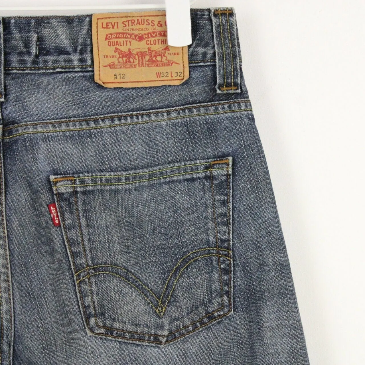 Mens LEVIS 512 Jeans Mid Blue | W32 L32