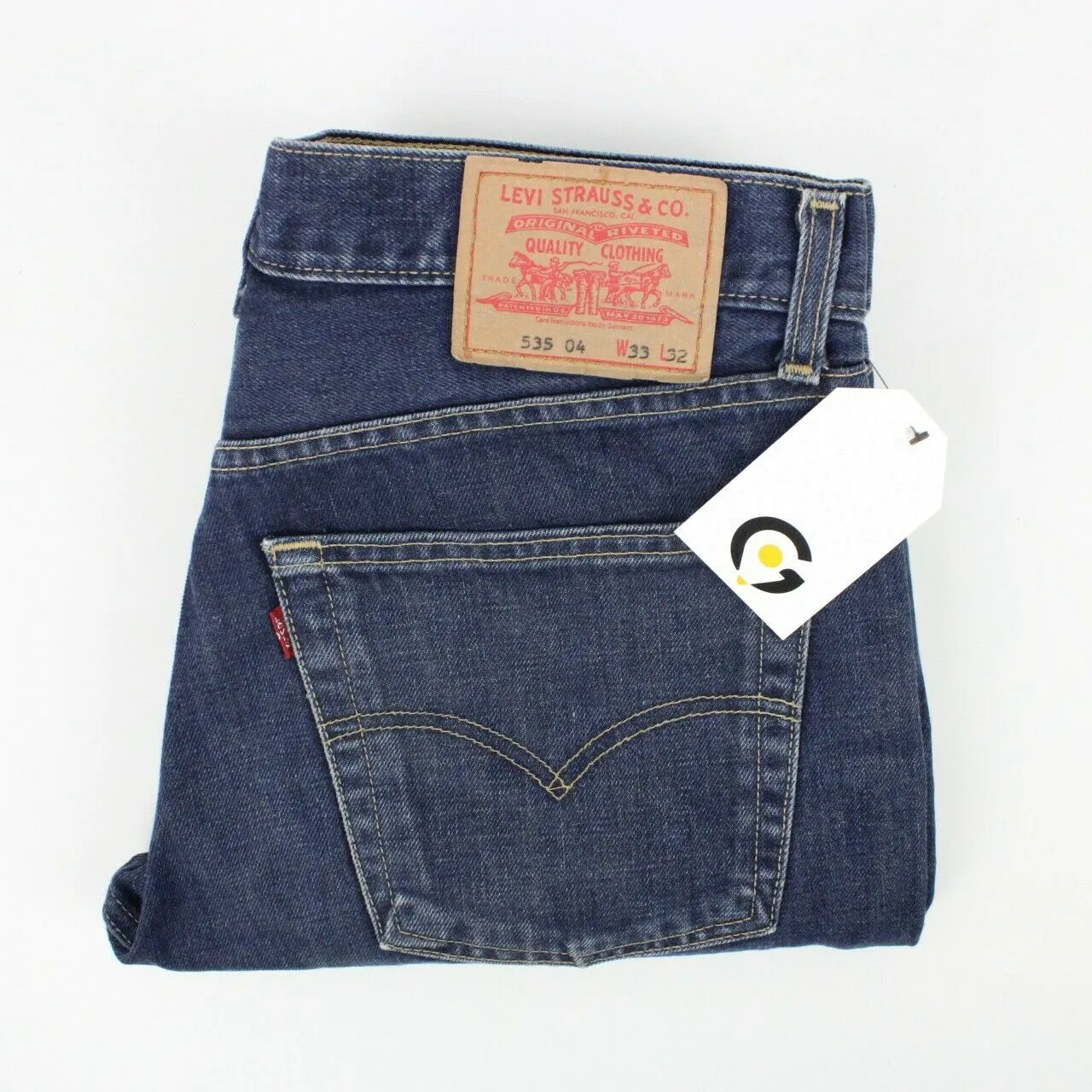 Mens LEVIS 535 Jeans Dark Blue | W33 L32