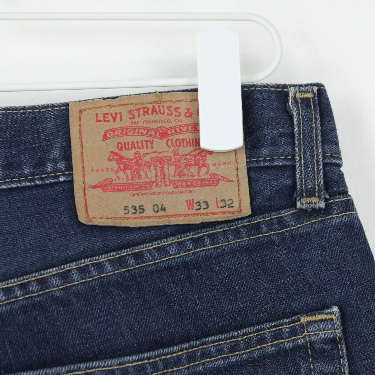 Mens LEVIS 535 Jeans Dark Blue | W33 L32