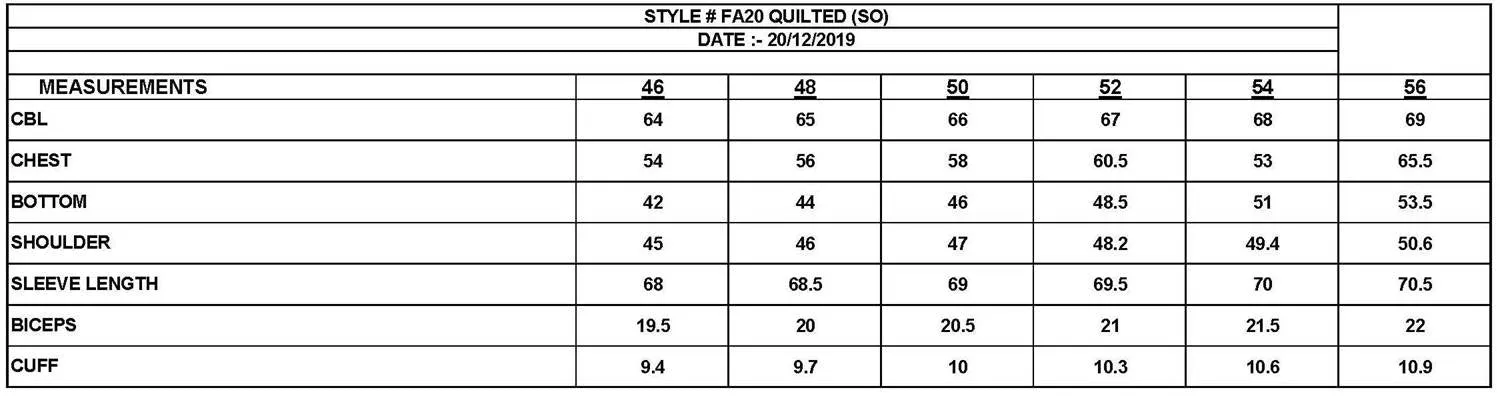 Men's Quilted Leather Zip Jacket - Duncan