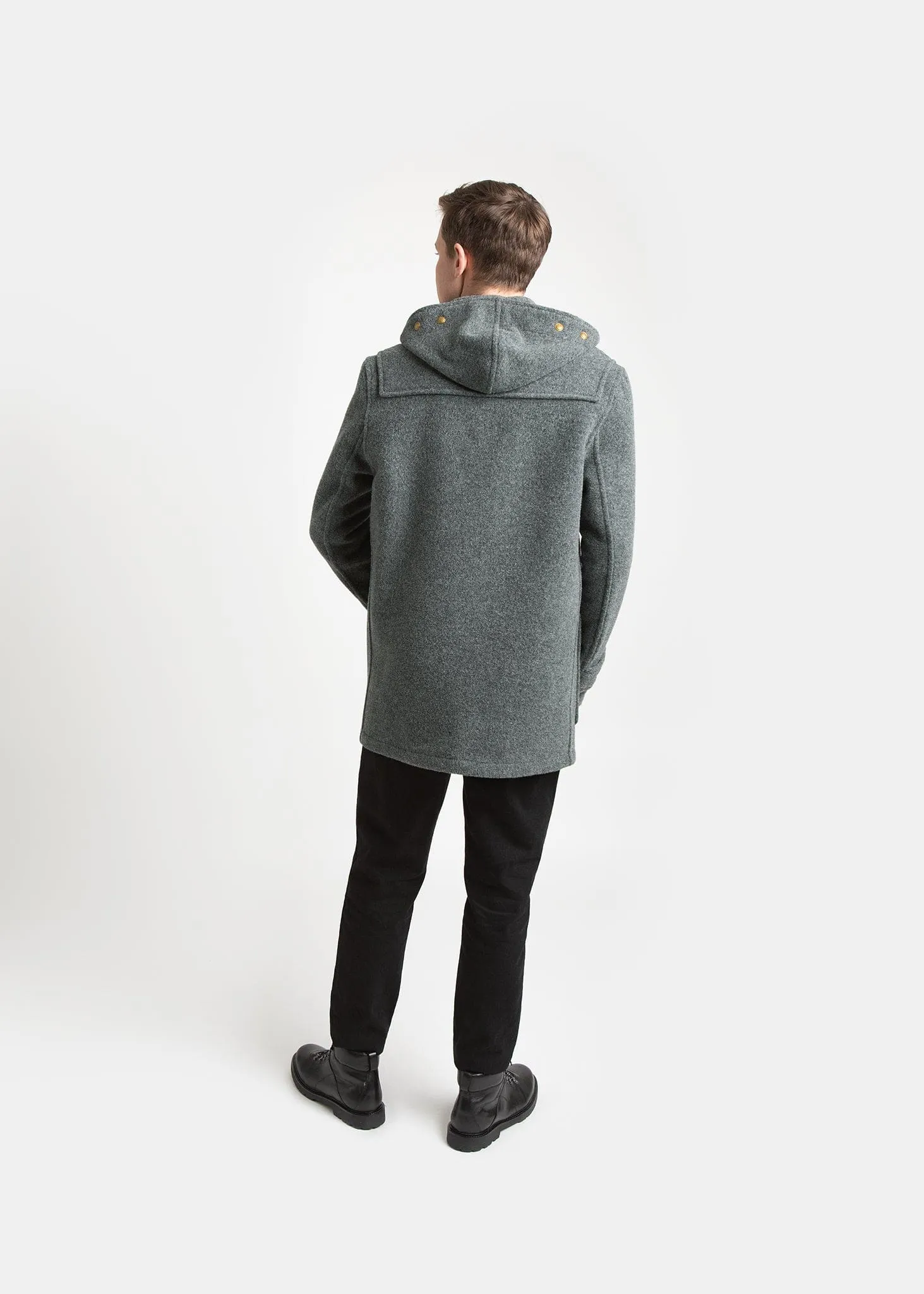 Mid Monty Duffle Coat Grey