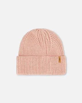 Mid-Season Knit Hat Dusty Pink