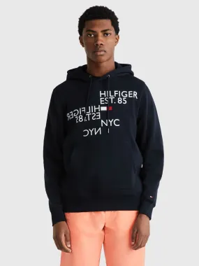 Mirrored Logo Flex Fleece Hoodie | Sweatshirts & Hoodies | Tommy Hilfiger