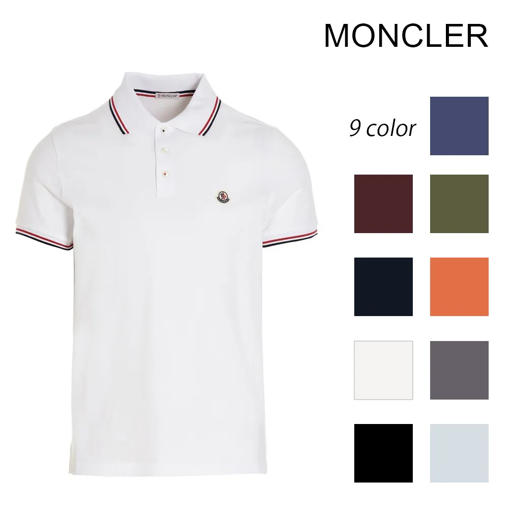 MONCLER  |Logo Patch Polo Shirt