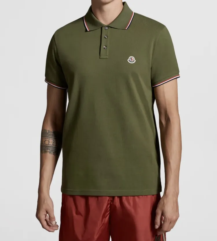 MONCLER  |Logo Patch Polo Shirt