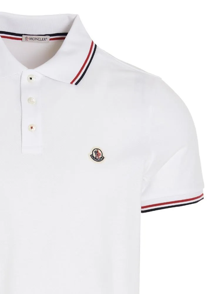 MONCLER  |Logo Patch Polo Shirt