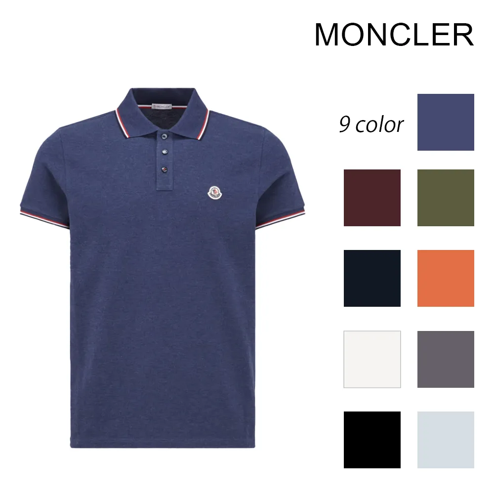 MONCLER  |Logo Patch Polo Shirt