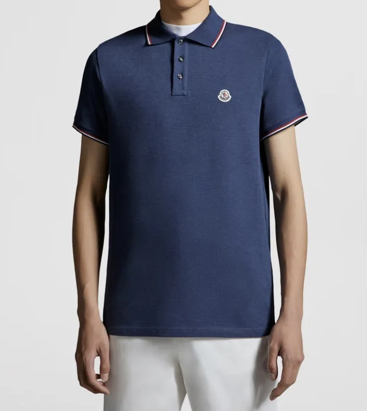 MONCLER  |Logo Patch Polo Shirt