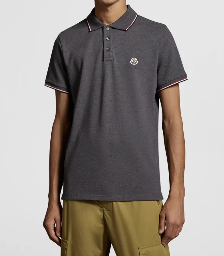 MONCLER  |Logo Patch Polo Shirt