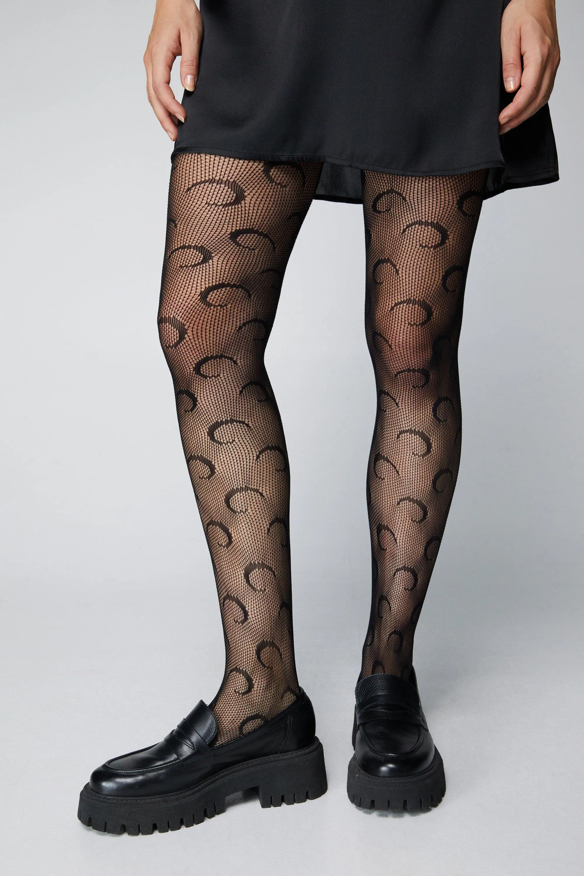 Moon Fishnet Tights