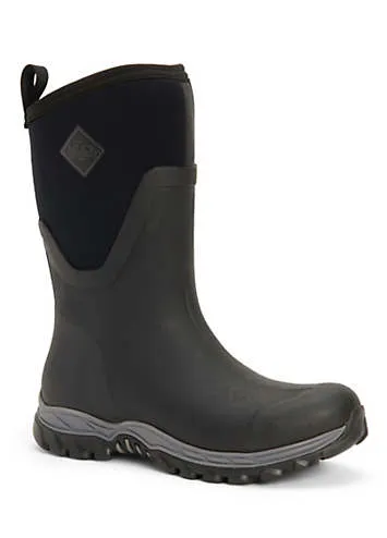 Muck Boots Black Arctic Sport Mid Wellington Boots | Grattan