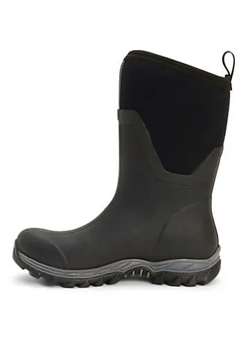 Muck Boots Black Arctic Sport Mid Wellington Boots | Grattan