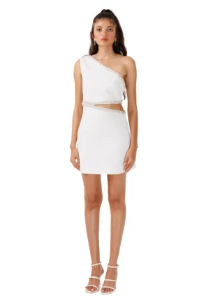 My Beachy Side - Trilece Mini Dress - Ivory