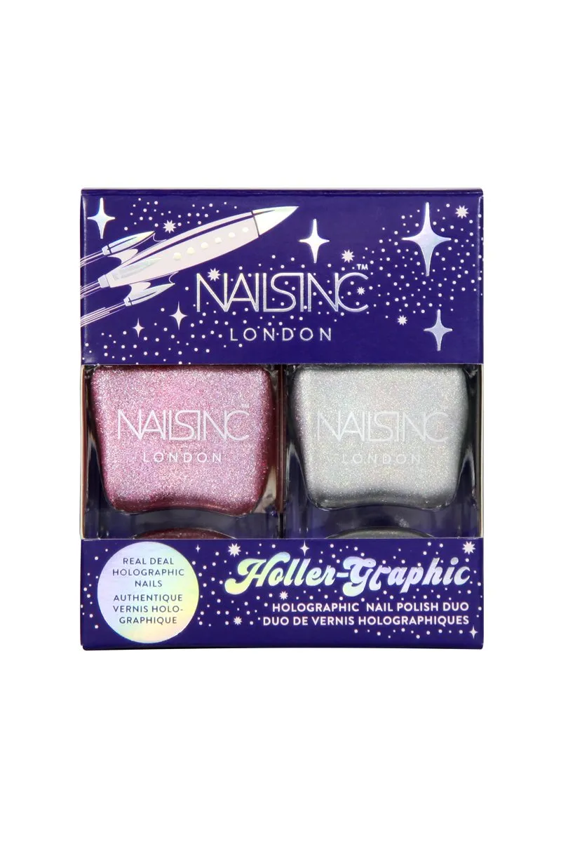 Nails Inc. Nail Polish Duo - Holler-Graphic