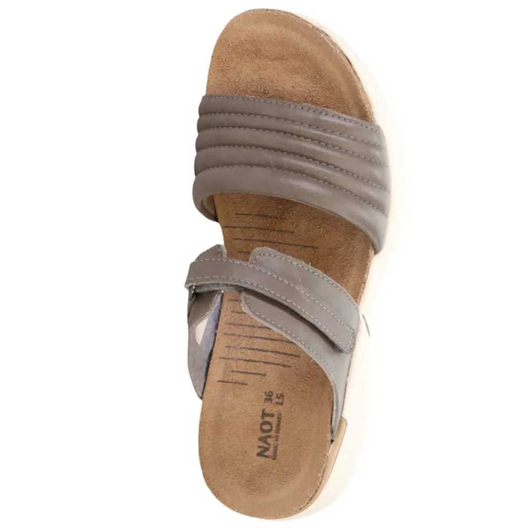 Naot Vesta Sandal Foggy Gray Leather (Women's)