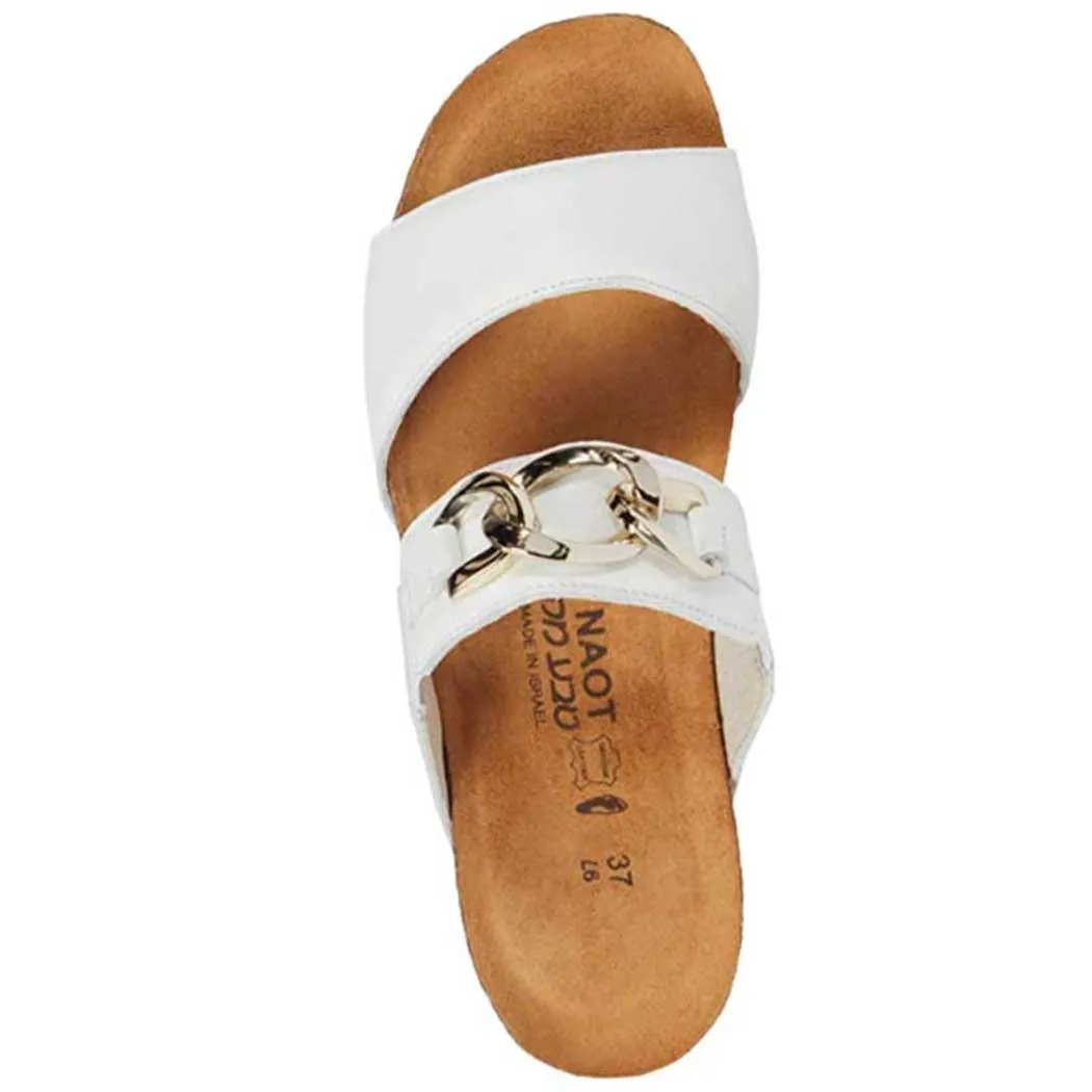 Naot Victoria Sandal Soft White Leather (Women's)