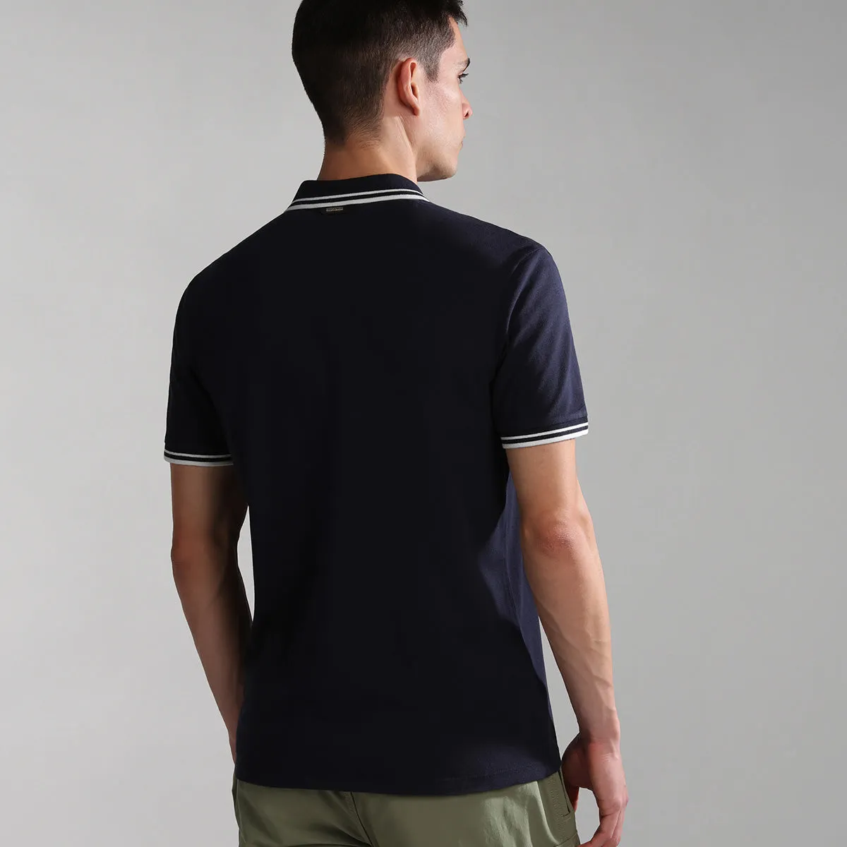 Napapijri - E-Macas SS Polo Shirt in Navy