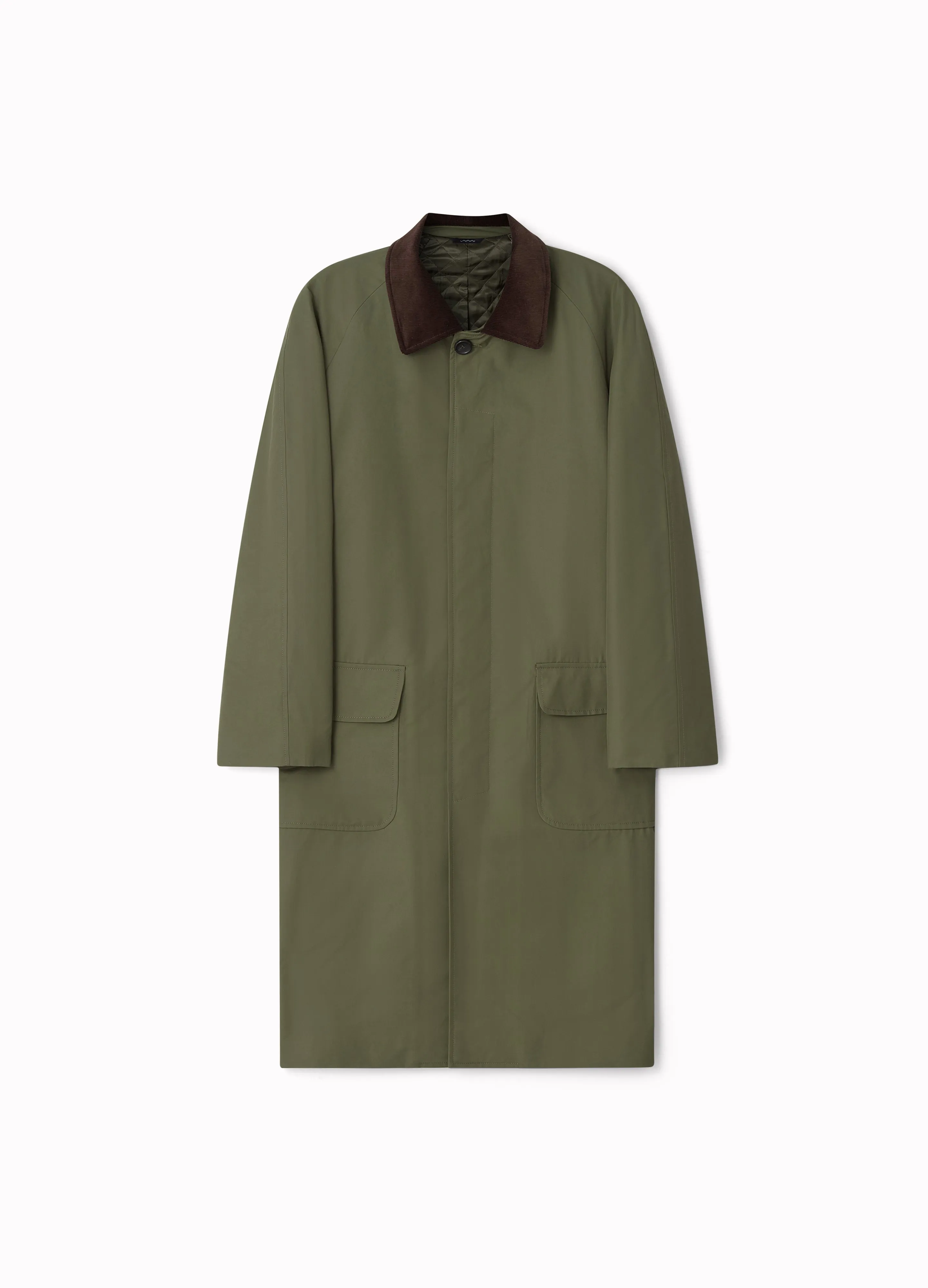 Nelson Raglan Coat - Olive