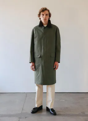 Nelson Raglan Coat - Olive