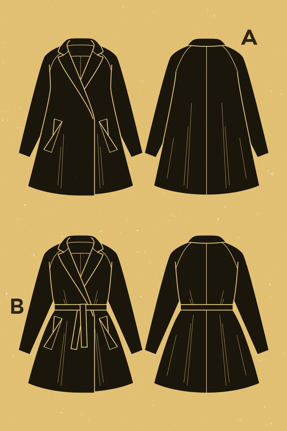 Opium Coat Pattern