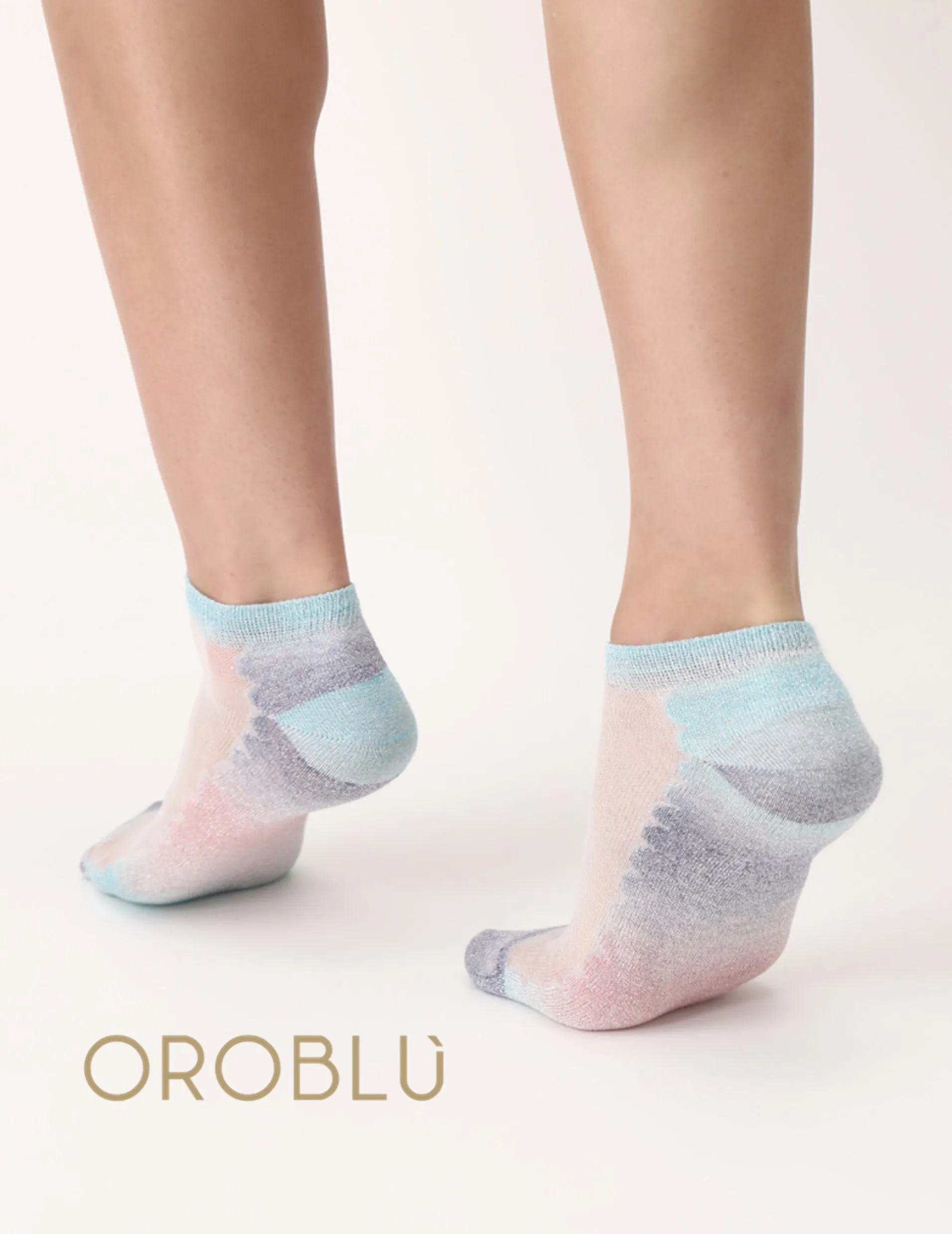 Oroblu Glowing Sneaker Socks Multi-Colour