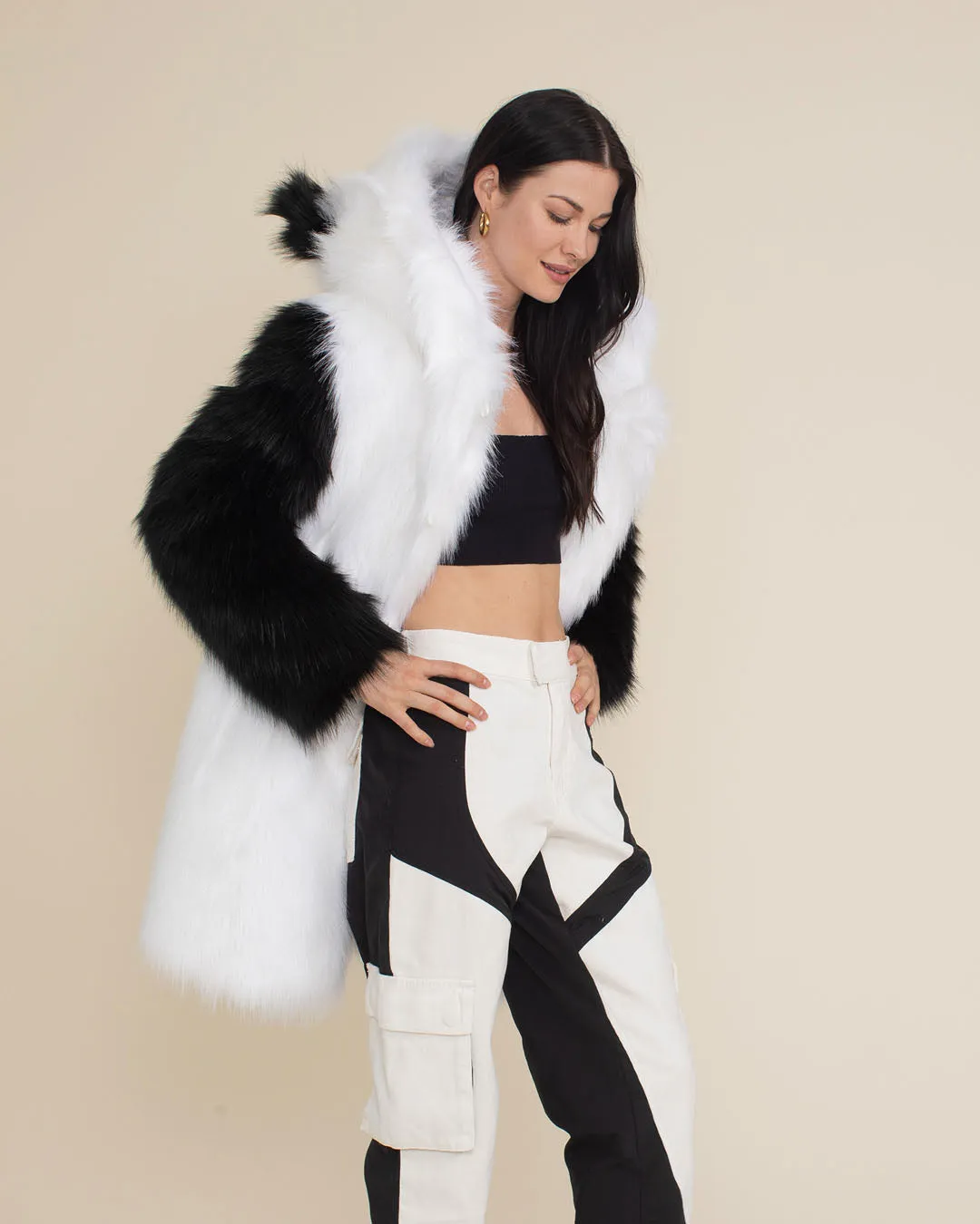 Panda Bear Classic Faux Fur Coat | Women's