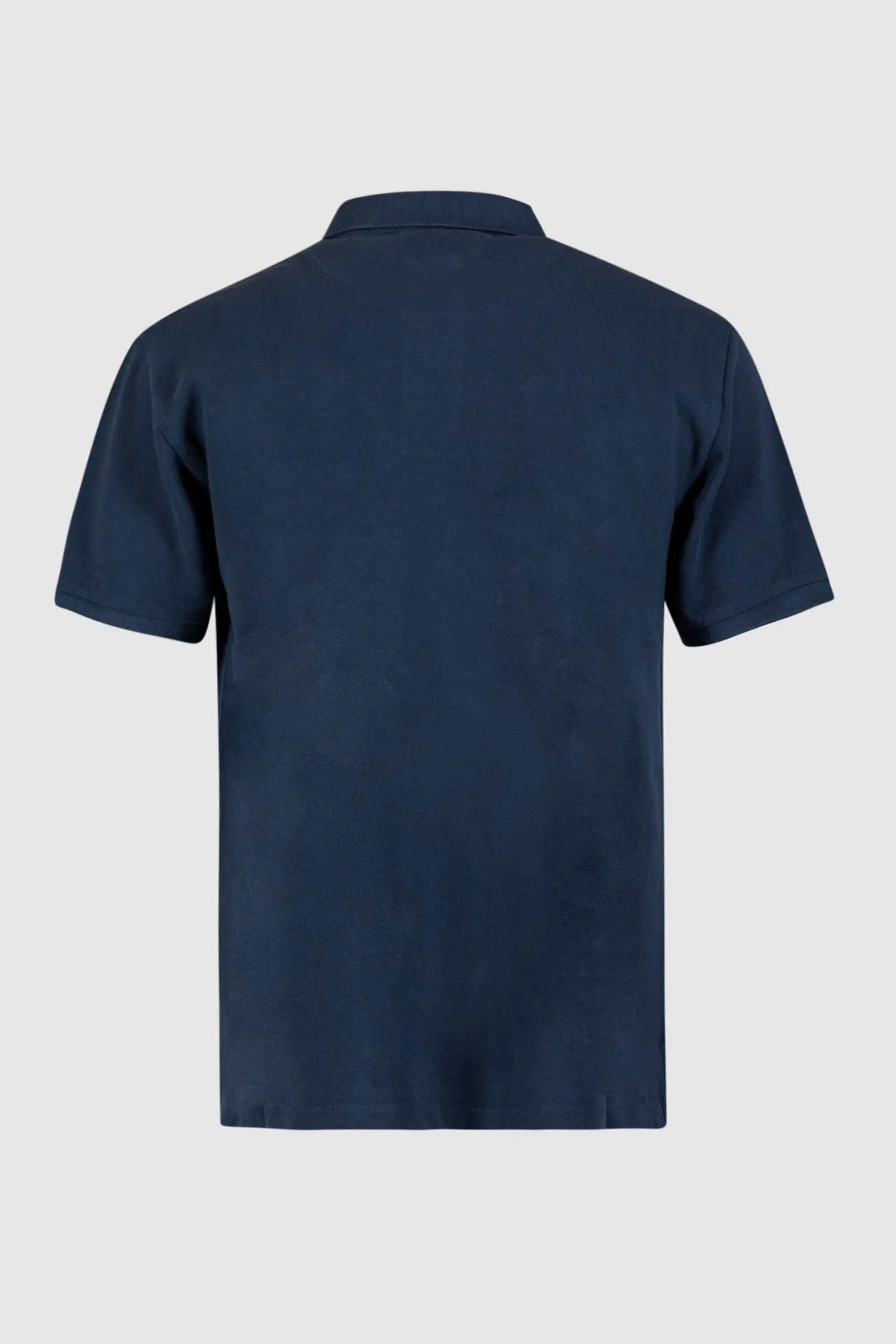 Polo da uomo in cotone blu