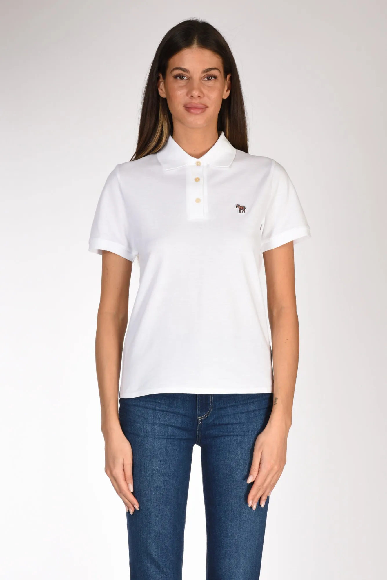 P.s. Paul Smith Polo Bianco Donna