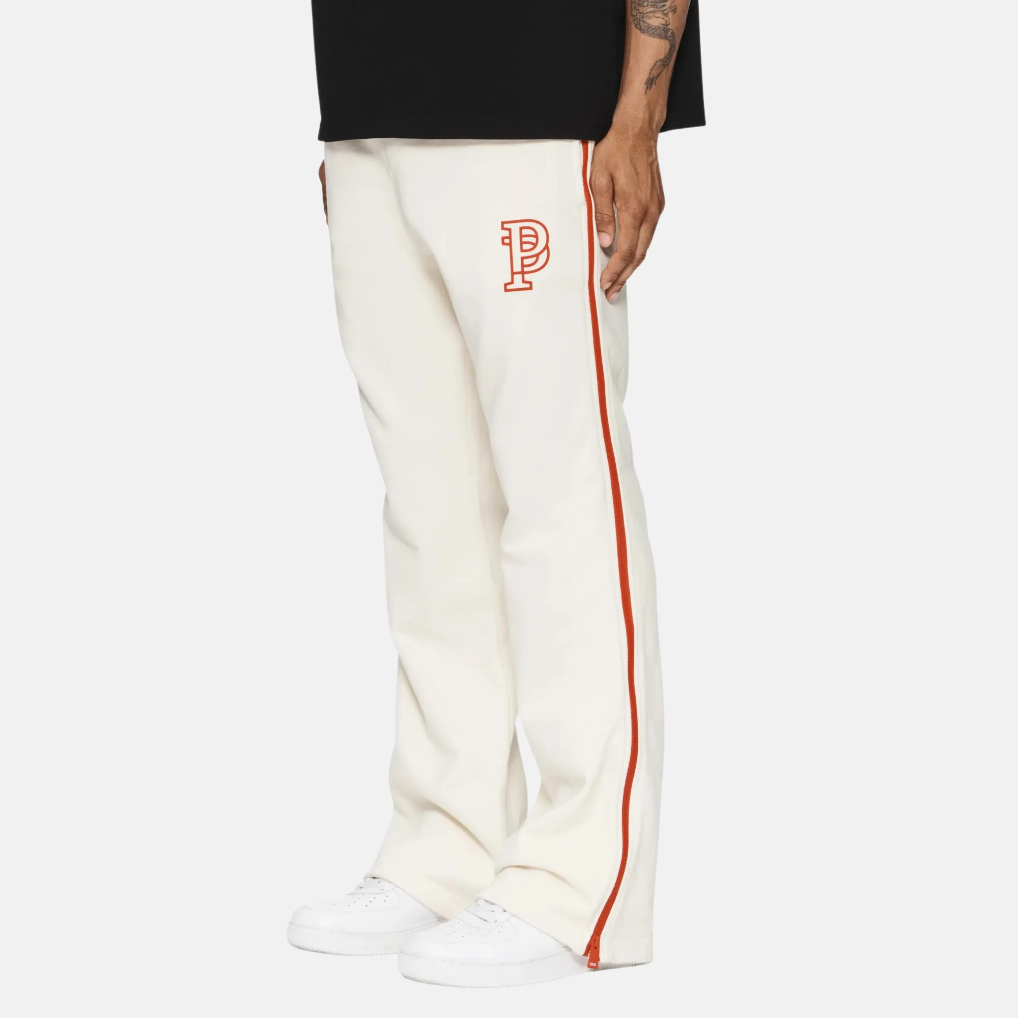 Purple Brand Glyph Antique White Sweatpants