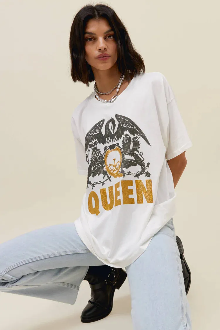 Queen Glitter Crest Merch Tee